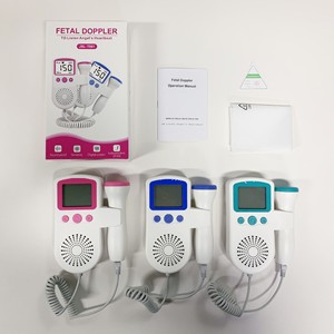 Monitor de frecuencia cardíaca fetal JSL con pantalla digital, Doppler portátil para mujeres embarazadas, uso doméstico con batería incorporada - Product Image 1