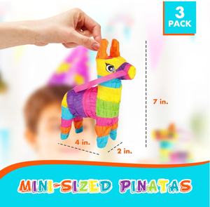 Centres de table <span class=keywords><strong>Pinata</strong></span> avec âne arc-en-ciel de 16 pouces, ornements Cinco De Mayo pour décoration de fête d'anniversaire à thème mexicain - Product Image 6