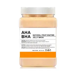 Private Label AHA BHA Natural Fruit Enzyme Exfoliating Powder Peel Off Orange Pumpkin Papaya Jelly Face Mask