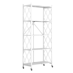 Étagère pliante en acier à 3 niveaux <span class=keywords><strong>pour</strong></span> four à micro-ondes, design multifonctionnel, certifiée ISO, fournie par l'usine Morgie - Product Image 1