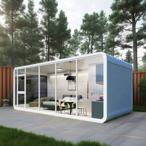 2025 Chine minuscule Apple Capsule maison mobile cabine préfabriquée avec cuisine et salle de bain pour hôtels - Product Image 1