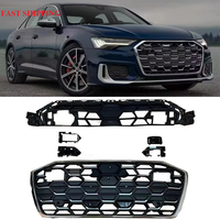 Pare-chocs avant style RS6, calandre chromée nid d'abeille, calandre avant pour Audi A6 S6 C8 PA 2023 2024 2025