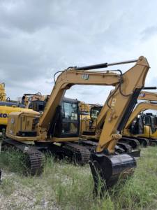 Mini-excavatrice sur chenilles CAT 308E2 de 8 tonnes, moteur diesel d'origine, certifiée CE EPA pour la construction - Product Image 1
