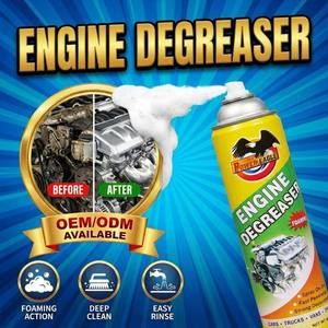 Desengrasante de Motor Power Eagle de Alta Resistencia en Aerosol de 600 ml, Limpiador Profesional de Superficies del Compartimento del Motor del Automóvil, Eliminador de Manchas de Aceite con Espuma - Product Image 1