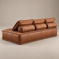 Ensemble de canapés modulaires flexibles de luxe, style Tofu, en tissu, pour salon, meubles modernes pour appartement