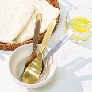 ช้อนตักข้าวหัวเหลี่ยมจินฮุ่ย 18 10 สแตนเลส สำหรับก๋วยเตี๋ยวและข้าวเหนียว - Product Image 3