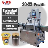 Machine de thermoscellage automatique à tête unique en aluminium peut être personnalisable pour scelleuse à chaud en poudre de granules liquides