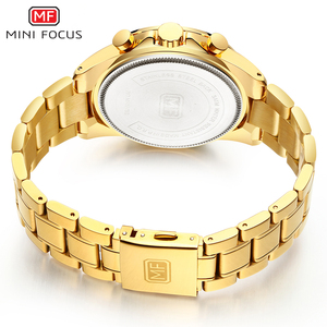 MINI FOCUS Vente directe d'usine <span class=keywords><strong>Nouveauté</strong></span> Horloge classique <span class=keywords><strong>Montre</strong></span> à quartz multifonction avec logo personnalisé pour hommes Bracelet en acier inoxydable MF0278G - Product Image 6