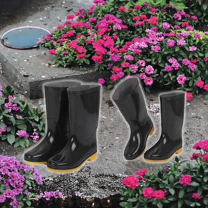 Botas de Lluvia Midi Verdes Personalizadas a la Moda, Ligeras, Impermeables, de PVC, para Hombre, Verano, Otoño, Invierno - Product Image 2