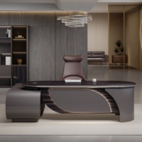 Bureau de Direction Moderne Design de Haute Qualité, Bureau d'Angle en Bois en Forme de L, Bureau Informatique Convertible