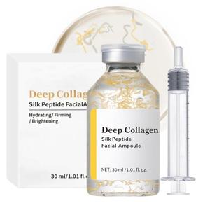 0728 Anti-aging Serum, Glass Bottle with Silk <b>Collagen</b> Peptide, Intensive Moisturizing for Dull Rough Facial Skin - Product Image 2