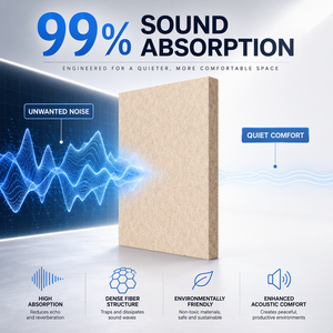 Panneaux d'isolation acoustique en feutre insonorisant sans colle pour studio professionnel, salle d'enregistrement, home cinéma, cinéma - Product Image 2