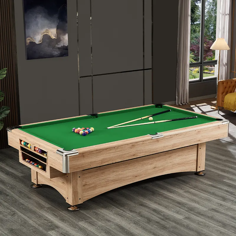 Modern Cheap China Factory Export 7FT 8FT 9FT Pool Billiard Table With Auto Ball Return System Indoor
