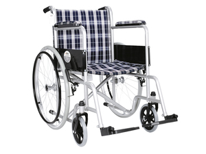 Silla de Ruedas Ligera con Reposabrazos Abatibles y Reposapiés Desmontables para Rehabilitación de Fracturas y Recuperación Postoperatoria - Product Image 2