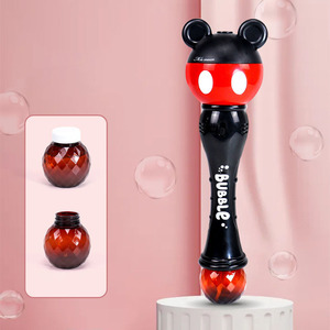 Điện LED nhấp nháy ánh sáng bong bóng Magic Wand Đồ chơi Quà Tặng item Mickey Mouse trẻ em Đồ chơi cầm tay bong bóng Wand - Product Image 3