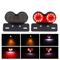 Yosovlamp, luces traseras LED modificadas Retro para motocicleta nueva, función de dirección de freno de vehículo eléctrico, Compatible con Tiida Versa Golf