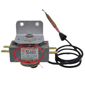 Thermostat pour chauffe-eau 20A 6,7 cm avec vis de réglage de la température, fixation en cuivre - Product Image 3