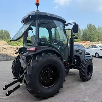 Tracteur Compact 50HP 60HP 70HP Mini Tracteur Agricole Motoculteur Charrue Remorque Herse 50HP 4*4 4WD Tracteur avec Cabine Climatisée