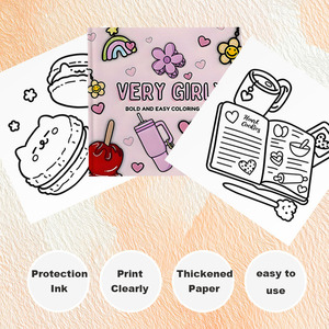 <span class=keywords><strong>Libro</strong></span> da Colorare con Disegni Audaci e Carini in Stile Kawaii a Linee Spesse, con Pagine in Carta per Adolescenti e Adulti - Regalo Rilassante Anti-Stress - Product Image 3