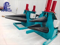 Machine de cintrage et de formage de tôles semi-automatique à cône hydraulique pour tôles d'acier inoxydable, d'acier au carbone et d'aluminium APMT