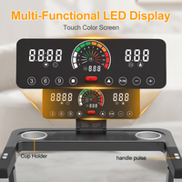 Caminadora Eléctrica Plegable Motorizada para Ejercicio en Casa con Pantalla LED