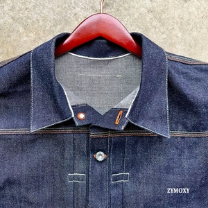 Custom Selvedge Denim <b>Jacket</b> Manufacturer Button Vintage Japanese Cotton 14 15 Oz Heavyweight Raw Fabric Jean <b>Jackets</b> for <b>Men</b> - Product Image 3