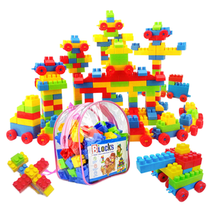 ערכות צעצוע לבלוק גדול של חלקיקים לבלוקים בגיל הרך 4-2 שנים חינוכיים בית ספר 100 - Product Image 2