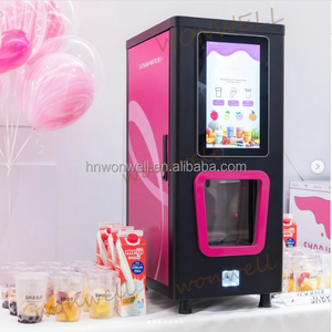 24 giờ tự phục vụ Máy tính để bàn thông minh sinh tố trái cây tươi Máy bán hàng tự động - Product Image 4