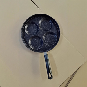 Non-Stick Four-Hole Egg <b>Pan</b> For Frying <b>Pancakes</b> And Dumplings Round Universal Breakfast Mold Hand Wash Only - Product Image 3