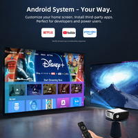 Proyector Educativo para Aulas, 18500 Lúmenes, Compatible con 4K, Enfoque Automático, Directo de Fábrica OEM, para Salas de Capacitación Escolares, Venta al Por Mayor