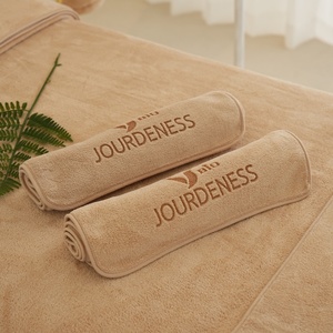 Wholesale Price Bath <strong>Towels</strong> Professional 6pcs Beauty Salon <strong>Towel</strong> Set With Customized Logo - Product Image 2