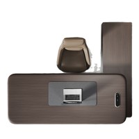 Ensemble bureau et chaise de direction Boss; Bureau de direction moderne de luxe léger; Bureau de direction pour managers et présidents thermoformé