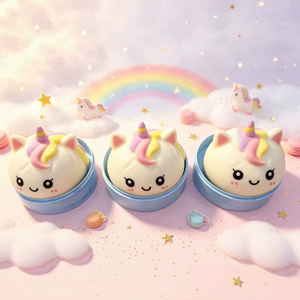 Cute Animal <b>Squishy</b> Dim Sum Gift Box Soft Fluffy Fidget Toy Plush Sensory Stress Relief Toy - Product Image 5