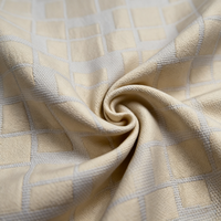 Tissu texturé géométrique 100 % polyester de haute qualité personnalisable et écologique pour la literie et les housses de canapé