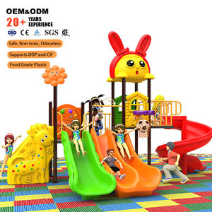 Aangepaste Kleuren Glijbaan Tuin <span class=keywords><strong>Plastic</strong></span> Glijbaan Voor Kinderen Speelhuis Buitenspeeltuin Multifunctionele Outdoor Pretpark Glijbaan - Product Image 2