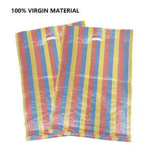 <span class=keywords><strong>Bolsa</strong></span> Tejida de PP Laminado Resistente, Impresión Personalizada, <span class=keywords><strong>Asa</strong></span> en Forma de D Reutilizable, Multicolor, para Empacar Arroz, Harina, Granos y Productos Agrícolas - Product Image 1