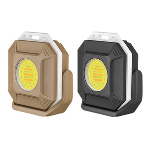 Xách tay Keychain Đèn pin trắng ấm màu vàng ánh sáng màu đỏ nam châm <span class=keywords><strong>COB</strong></span> LED Type-C USB hiển thị điện mini làm việc chiếu sáng khẩn cấp - Product Image 1