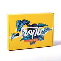 Boîte d'emballage pour vêtements en papier ondulé avec logo personnalisé imprimé