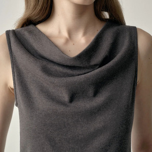 Blusa de mujer a rayas con botones, lazo lateral en la cintura y manga casquillo - Product Image 4