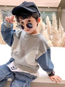 Nouveauté mode printemps automne, ensemble de vêtements décontractés pour garçons en 2 pièces, t-shirt à manches longues + pantalon pour enfants - Product Image 4