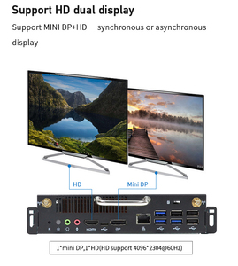 Sharerdp personnalisé Barebones <span class=keywords><strong>Core</strong></span> I3 <span class=keywords><strong>I5</strong></span> I7 10e génération <span class=keywords><strong>1005G1</strong></span> 1030NG7 intégré 4K OPS industriel Mini PC ordinateur sans ventilateur à vendre - Product Image 3