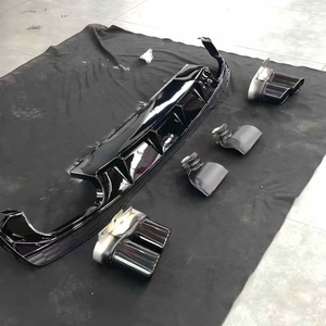A7 Sline S7 C8(2019-2024) Reemplazo del difusor trasero de estilo <span class=keywords><strong>AS7</strong></span> Precio de fábrica OEM C8 RS7 Difusor trasero de Estilo negro para Audi A7 S7 C8 - Product Image 2