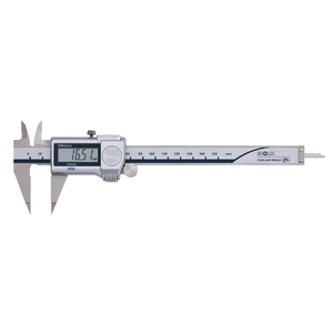 Mitutoyo 573-621-20 573-625-20 Rango 0-150mm IP67 Acero Inoxidable Mordazas de Punta Estrecha +/-0.04mm - Product Image 1