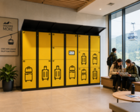 Casillero Inteligente de 15 Puertas para Equipaje, Ensamblado, para Negocios de Alquiler, Resistente a la Intemperie, con Certificación CE, para Turistas