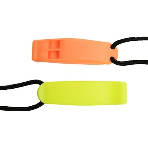 Wassersport Rettung Überleben Marine Pfeife Schwimmen Sicherheits pfeife Einstellbare Lanyard Reflektierende Sicherheits pfeife für Camping