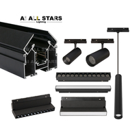Système d'éclairage sur rail magnétique intelligent Tuya en aluminium extensible avec spots linéaires magnétiques