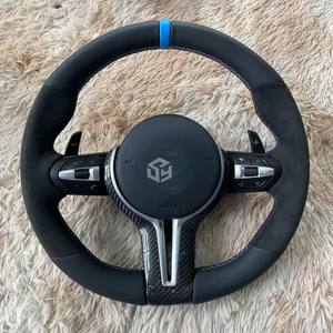 Volant personnalisé pour BMW G20 G28 G30 G38 G80 G82 M3 320i 330i <span class=keywords><strong>330e</strong></span> 340i 540i volant de voiture de sport en carbone forgé LED - Product Image 5
