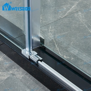 Custodia per <span class=keywords><strong>doccia</strong></span> scorrevole in <span class=keywords><strong>vetro</strong></span> temperato con porta <span class=keywords><strong>doccia</strong></span> in acciaio inossidabile di Design di lusso Weisdon - Product Image 5