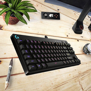 <span class=keywords><strong>Clavier</strong></span> de jeu mécanique portable <span class=keywords><strong>Logitech</strong></span> <span class=keywords><strong>G</strong></span> <span class=keywords><strong>Pro</strong></span> Ultra à 87 touches avec design sans pavé numérique, 16,8 millions de couleurs, câble USB GX BLUE - Product Image 2