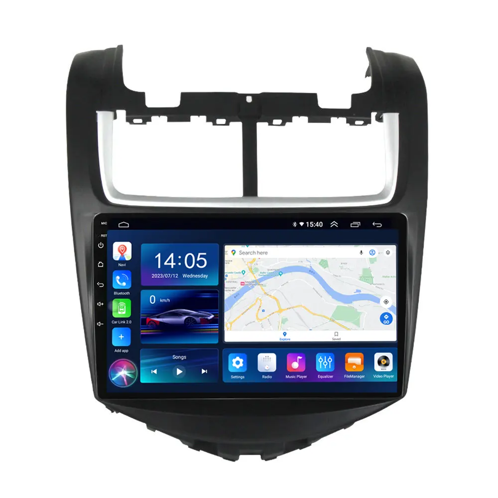 Autoradios Android Multimedia-Videoplayer Carpay Audiosystem Touchscreen Stereo für Chevrolet Silverado GMC Sierra 2014-2019